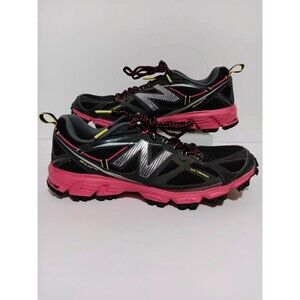 New Balance 610 Trail Running Women's Black Pink Sneakers Sz 6.5